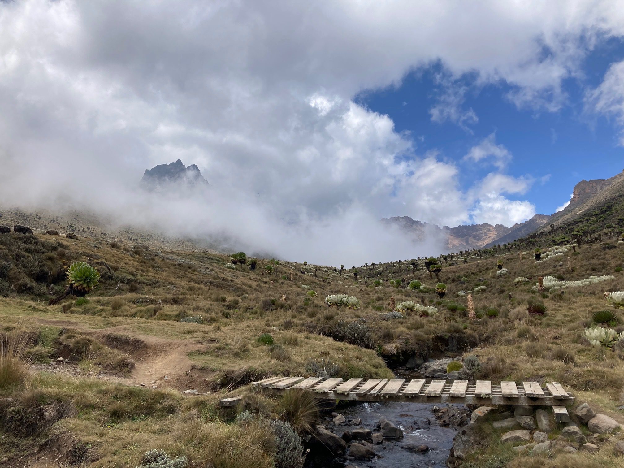 Budget friendly one day hike on Mount Kenya
